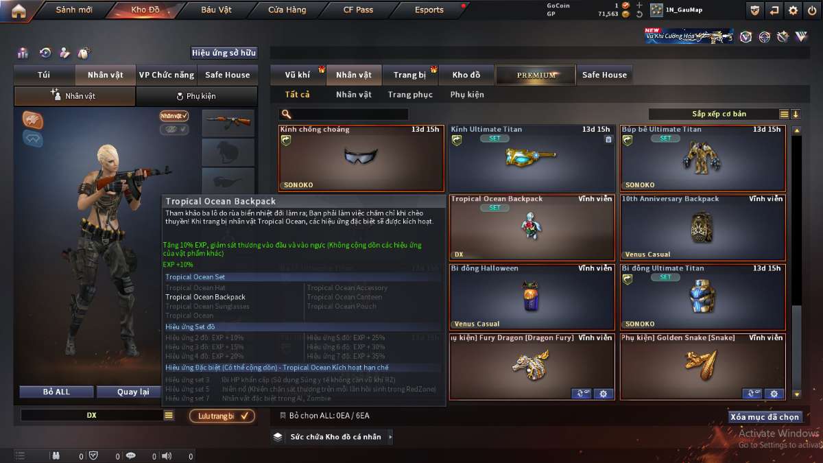 shop acc cf uy tin gia re